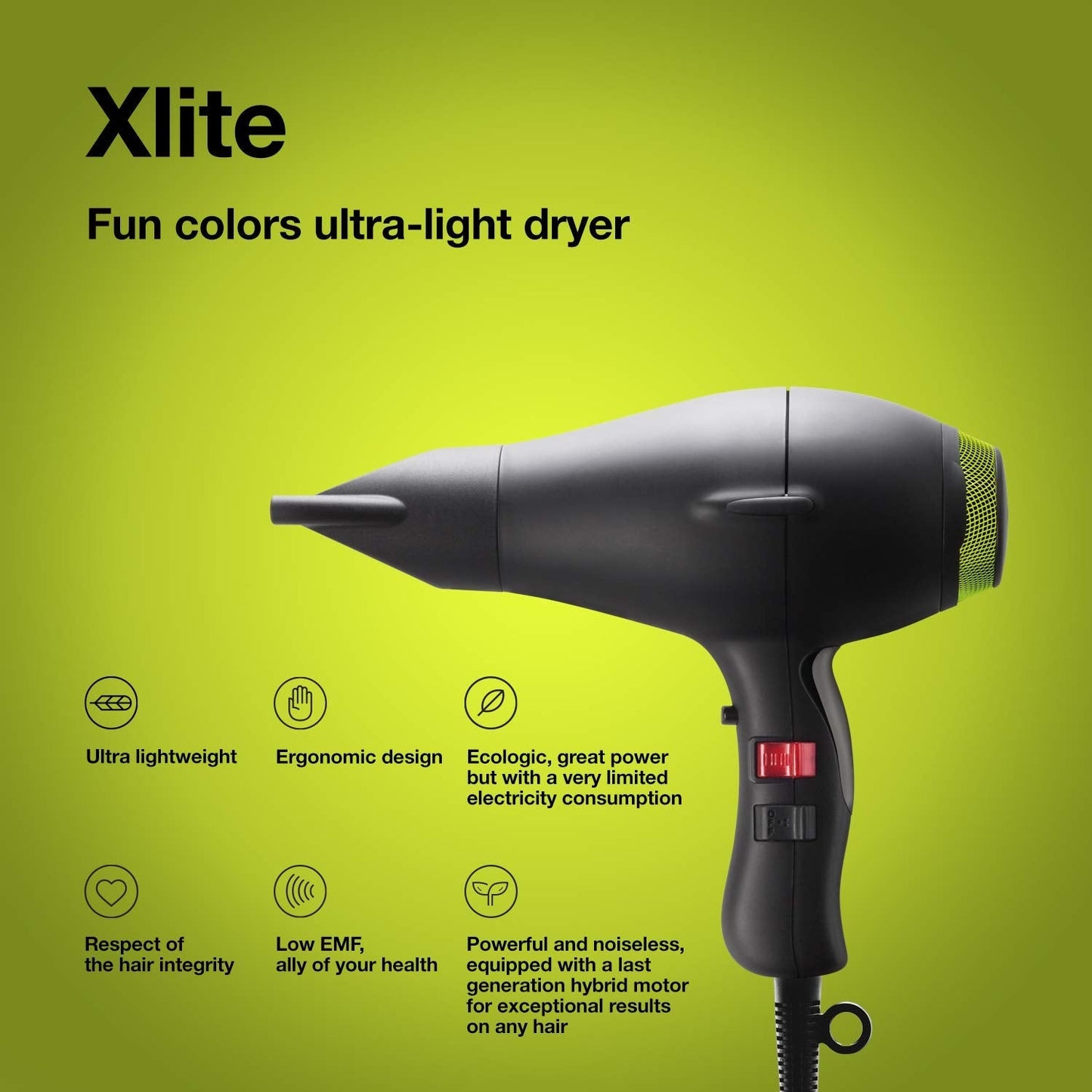 Elchim XLite Ionic Ceramic Hair Dryer