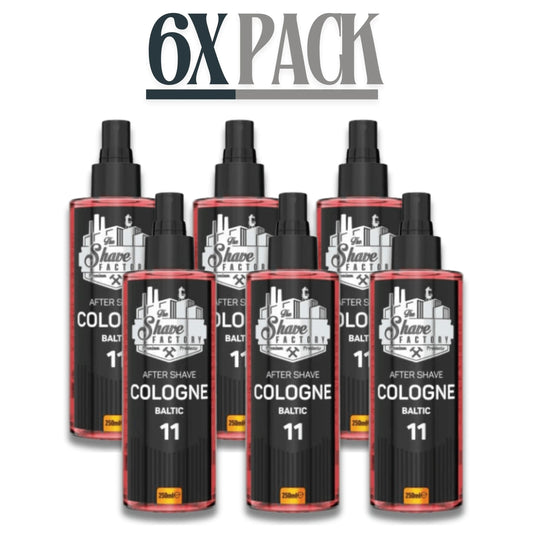 The Shave Factory After Shave Cologne 11 Baltic 250ml / 8.45 oz Multipack
