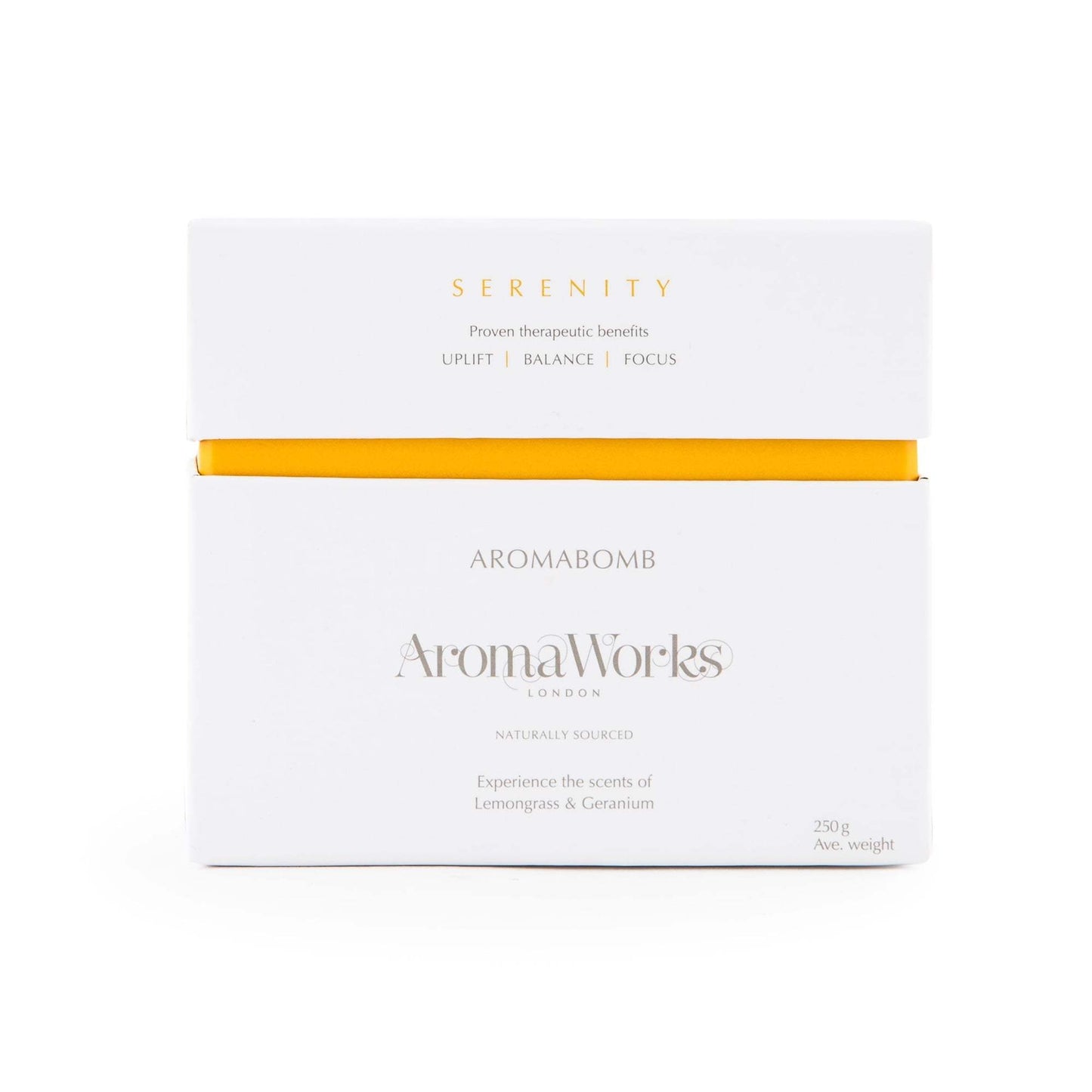 Serenity AromaBomb Single by Aromaworks for Unisex - 8.81 oz Bath Bomb