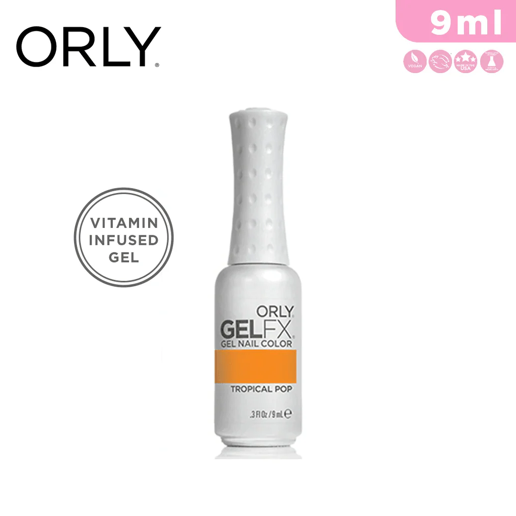 Orly Gelfx Gel Nail Color 0.3 Fl Oz / 9 Ml Tropical Pop