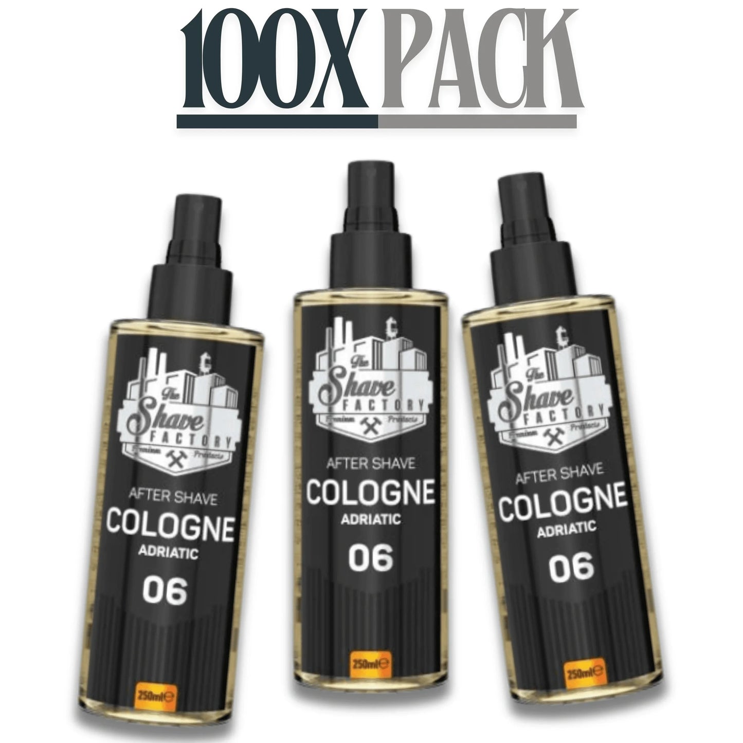 The Shave Factory After Shave Cologne 06 Adriatic 250ml / 8.45 oz Multipack