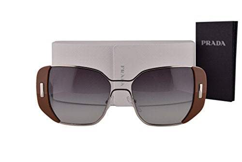 Prada SPR 59S USA-5D1 - Silver-Brown-Grey Gradient by Prada for Women - 54-16-135 mm Sunglasses