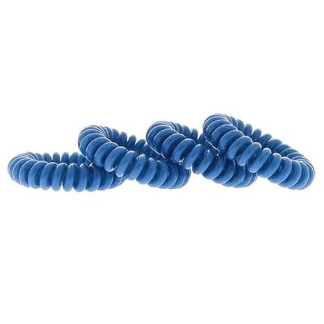 Active The Markless Hair Loop Set - Blue Olympic Waters by Goomee for Women - 4 Pc Hair Tie