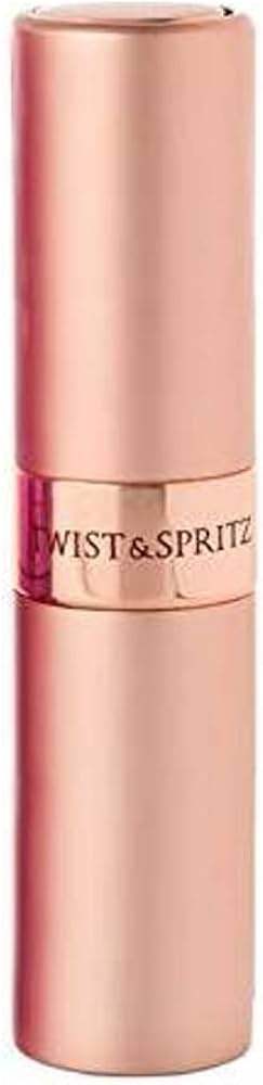 Twist and Spritz Atomiser - Rose Gold by Twist and Spritz for Women - 8 ml Refillable Spray (Empty)