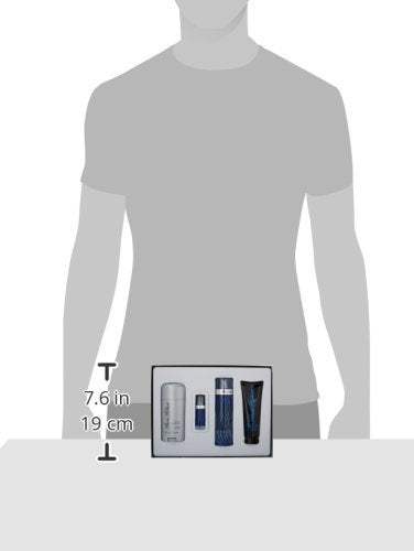 Paris Hilton by Paris Hilton for Men - 4 Pc Gift Set 3.4oz EDT Spray, 3oz Hair and Body Wash, 2.75oz Alcohol Free Deodorant Stick, 0.34oz EDT Spray