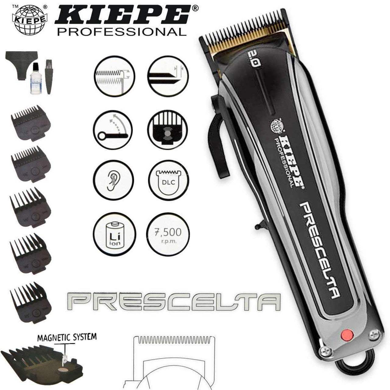 Kiepe Professional 6341 Hair Clipper Prescelta