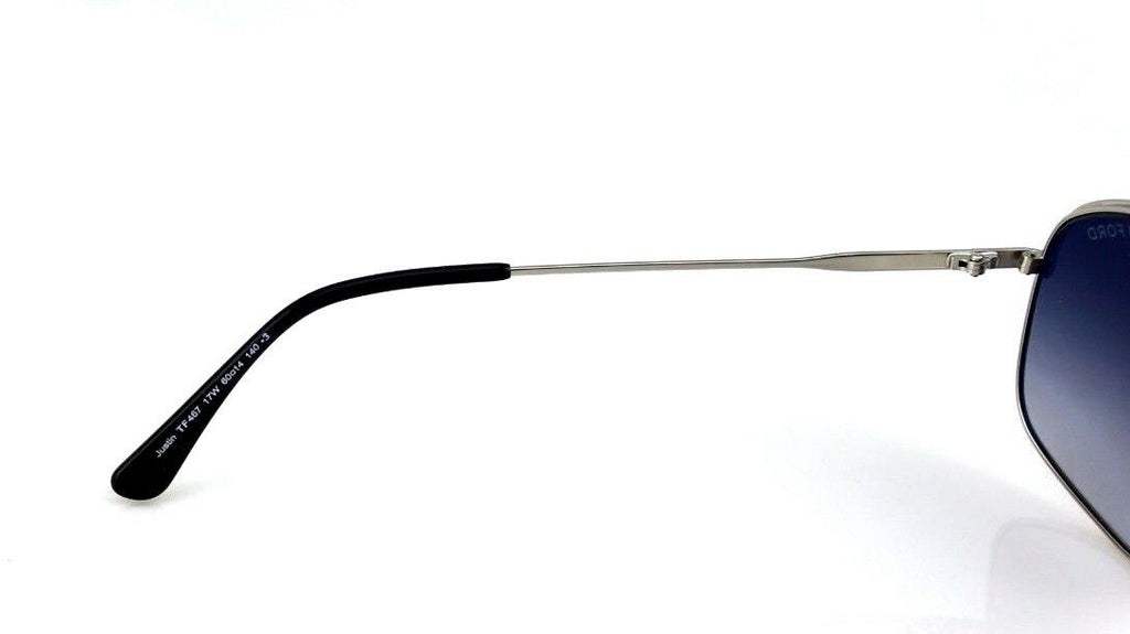 Tom Ford TF467 17W Justing - Silver-Blue Gradient by Tom Ford for Men - 60-14-140 mm Sunglasses
