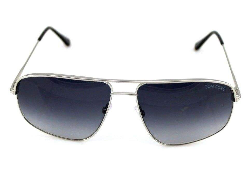 Tom Ford TF467 17W Justing - Silver-Blue Gradient by Tom Ford for Men - 60-14-140 mm Sunglasses