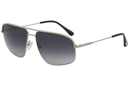 Tom Ford TF467 17W Justing - Silver-Blue Gradient by Tom Ford for Men - 60-14-140 mm Sunglasses