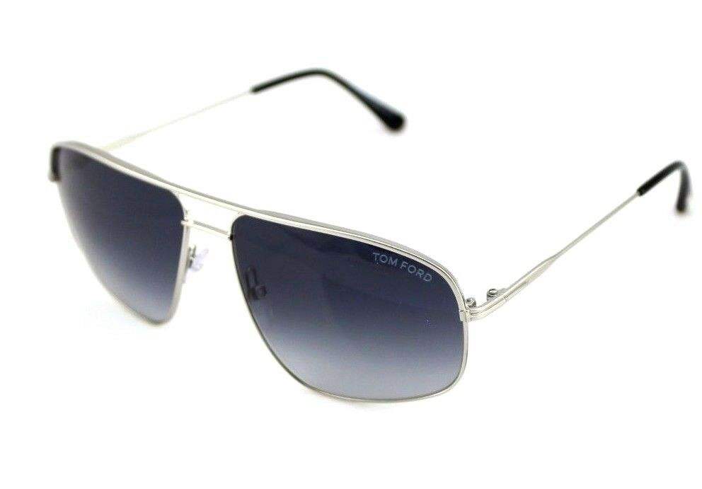 Tom Ford TF467 17W Justing - Silver-Blue Gradient by Tom Ford for Men - 60-14-140 mm Sunglasses
