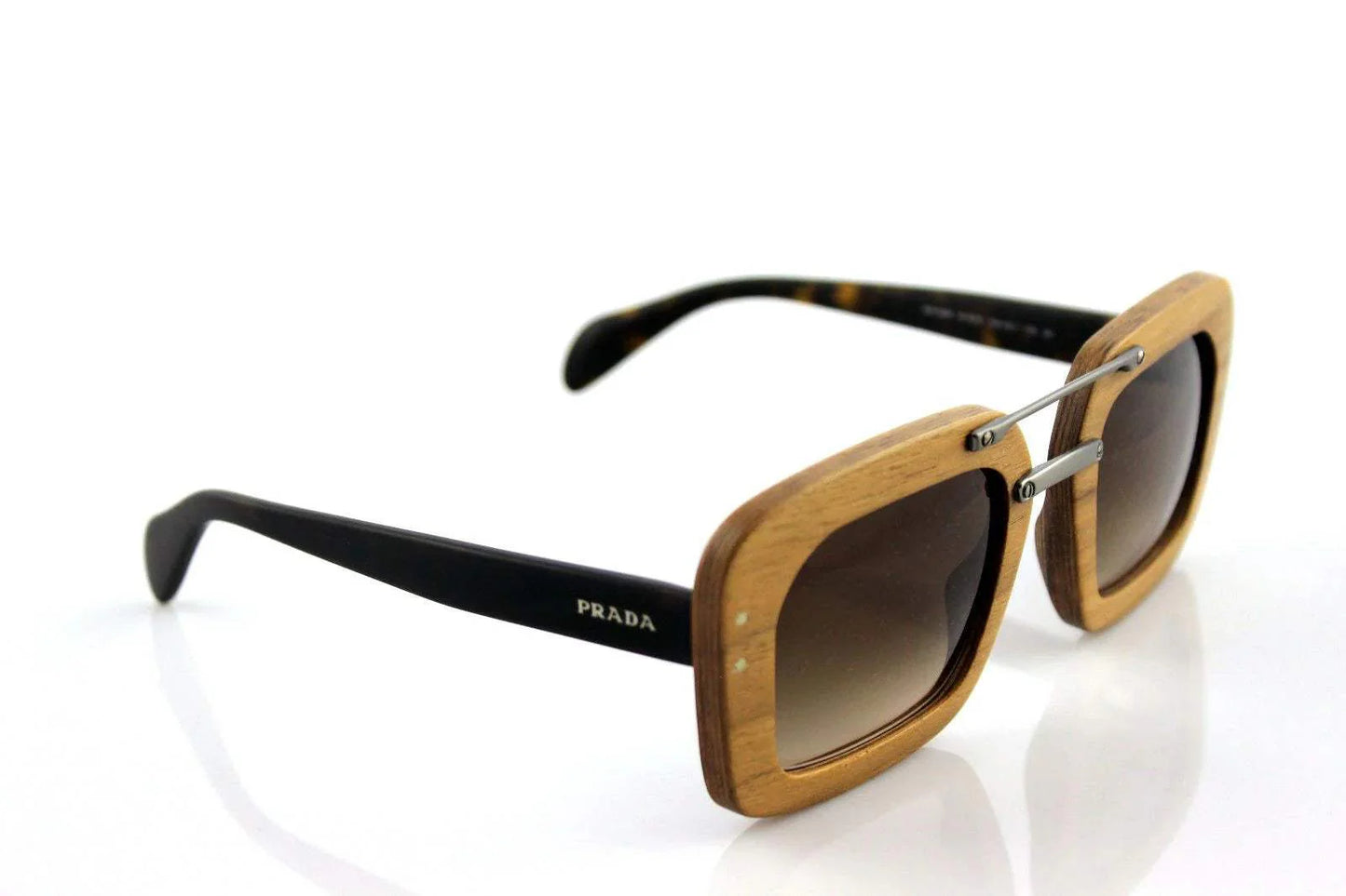 Prada SPR 30R IAM-6S1 - Nut Canaletto-Brown Shaded by Prada for Women - 51-25-135 mm Sunglasses