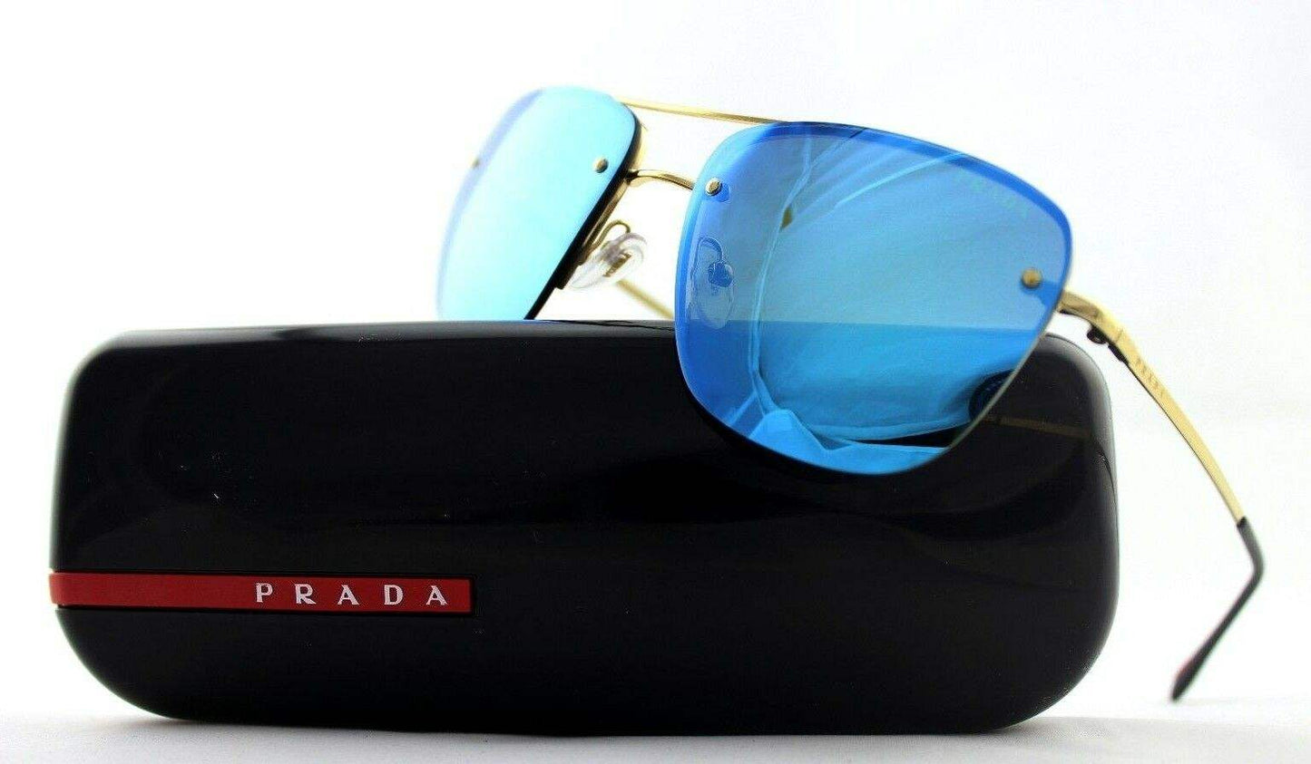 Prada SPS 57R ZVN-5M2 - Pale Gold-Light Green Blue by Prada for Men - 59-16-135 mm Sunglasses
