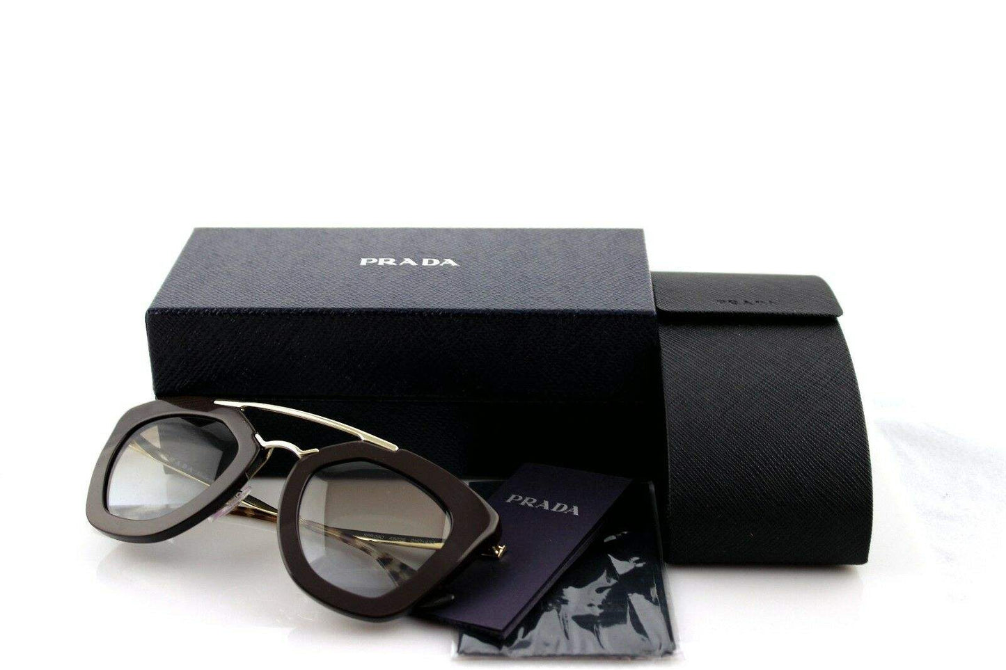 Prada SPR 09Q DHO-4S2 - Brown-Light Brown by Prada for Women - 49-26-140 mm Sunglasses
