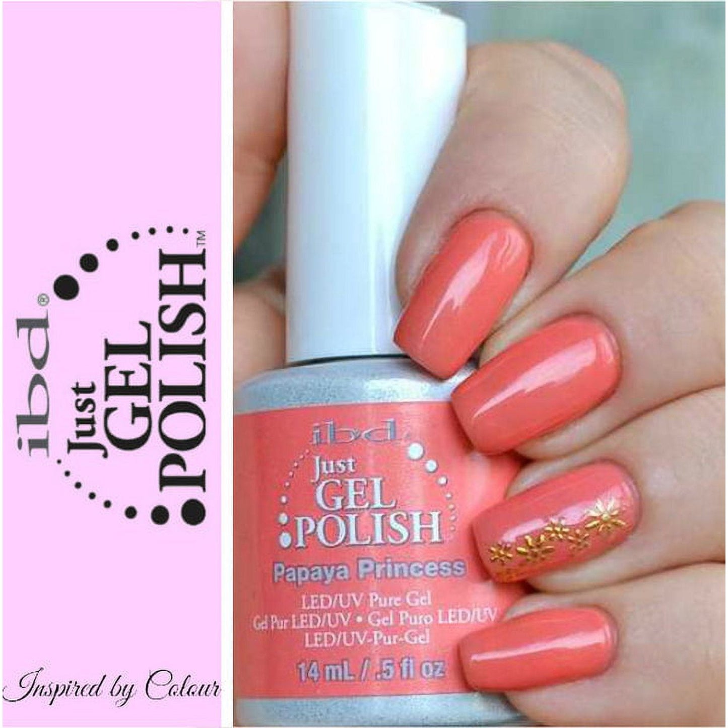Ibd Just Gel Polish 0.5 Fl Oz Papaya Princess