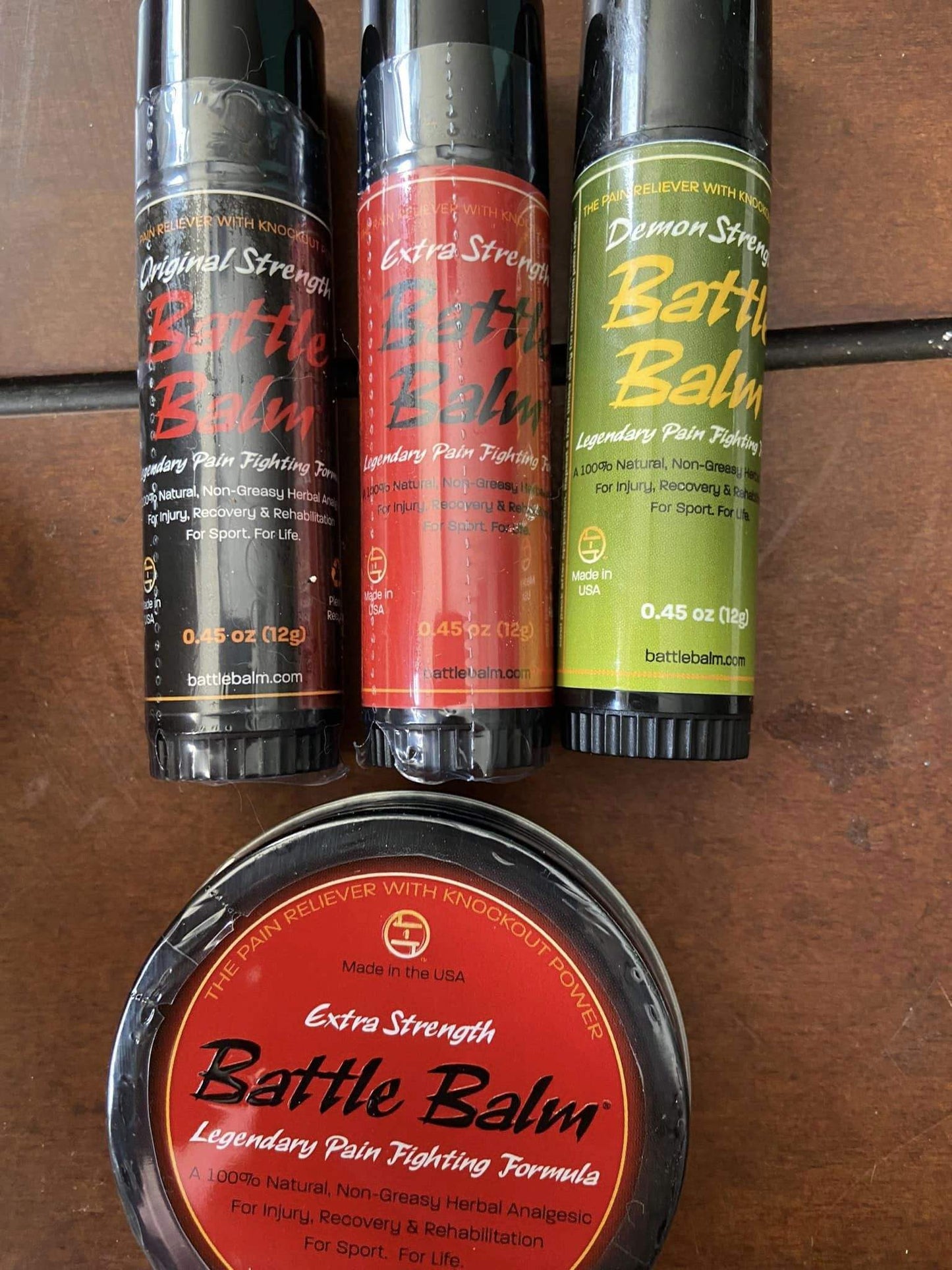 Battle Balm® Stick - Extra Strength All Natural & Organic Pain Relief