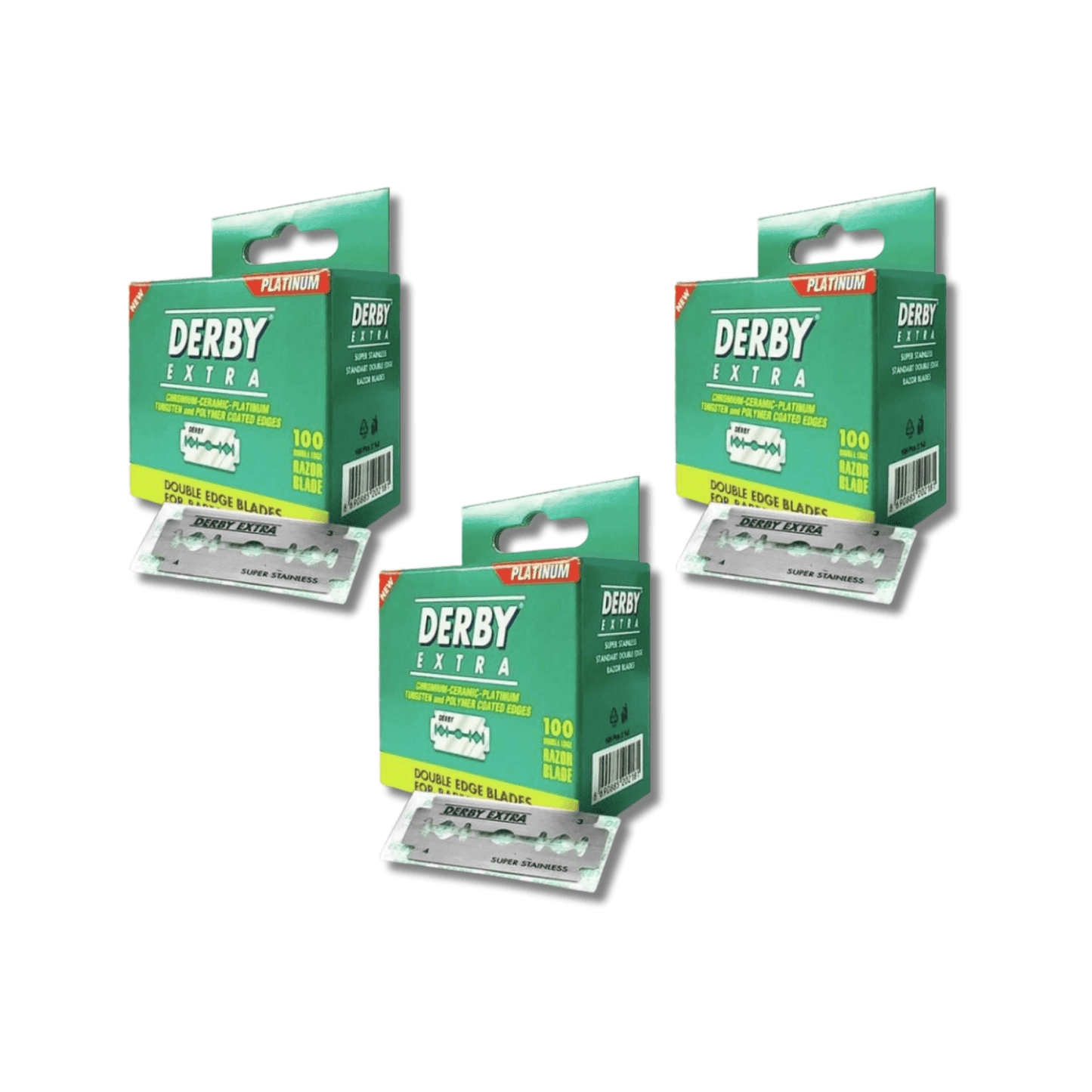 Derby Double Edge Razor Blades - 100ct (mini) - BarberSets
