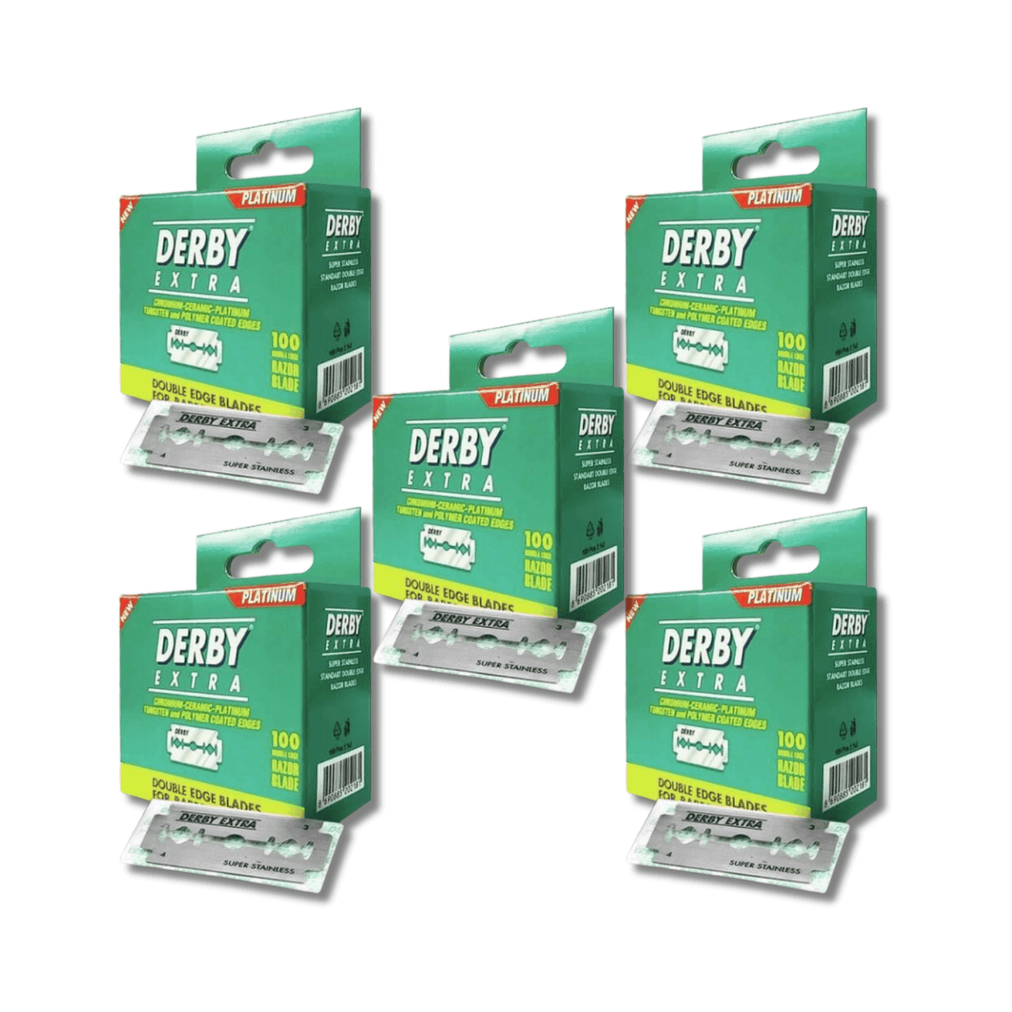 Derby Double Edge Razor Blades - 100ct (mini) - BarberSets