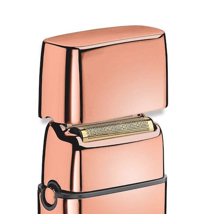 BaByliss Pro FOILFX02 Cordless Rose Gold Metal Double Foil Shaver