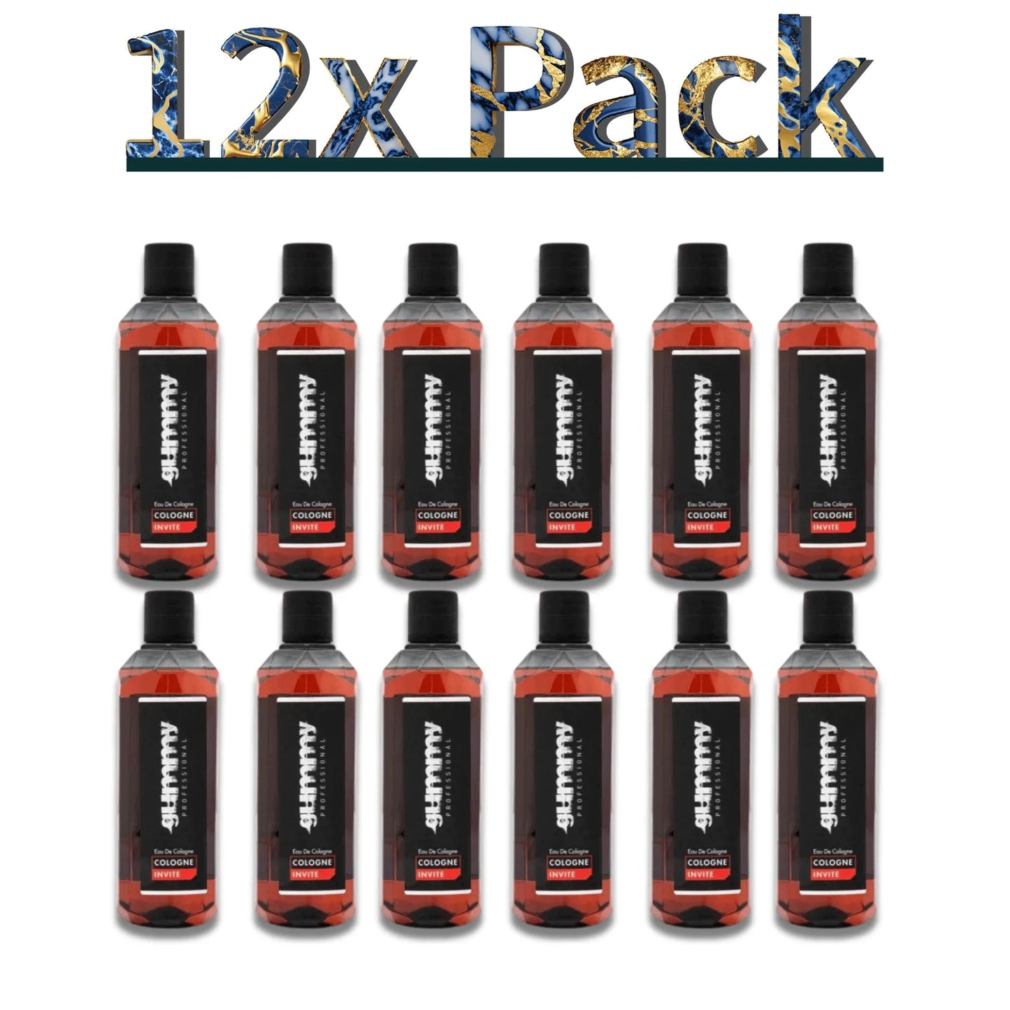 Gummy Aftershave Cologne 500ml / 16.9 oz - Invite Multipack