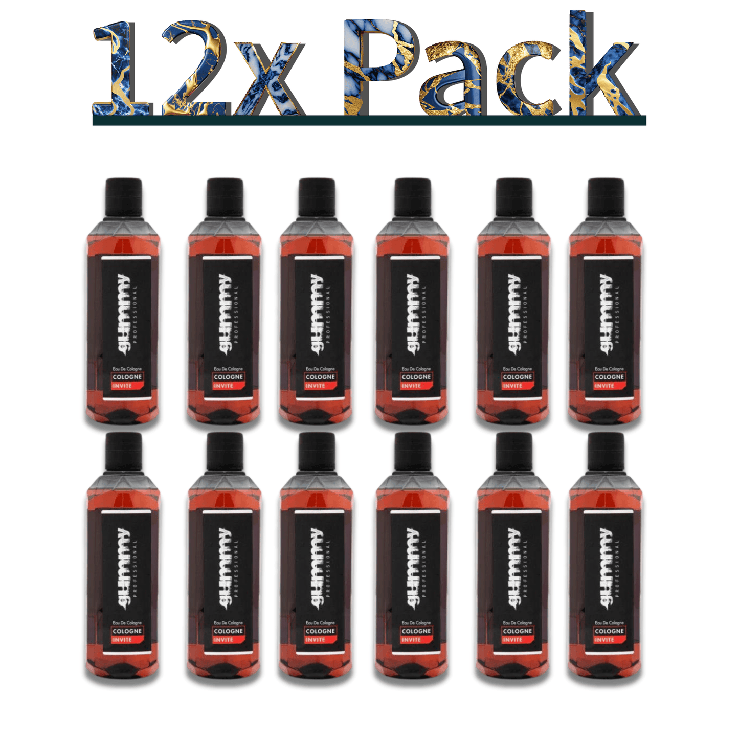 Gummy Aftershave Cologne 16.9 Oz - Invite Multipack