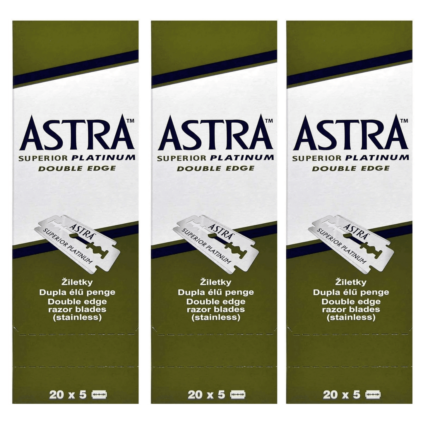 Astra Double Edge Blade (Green) - BarberSets