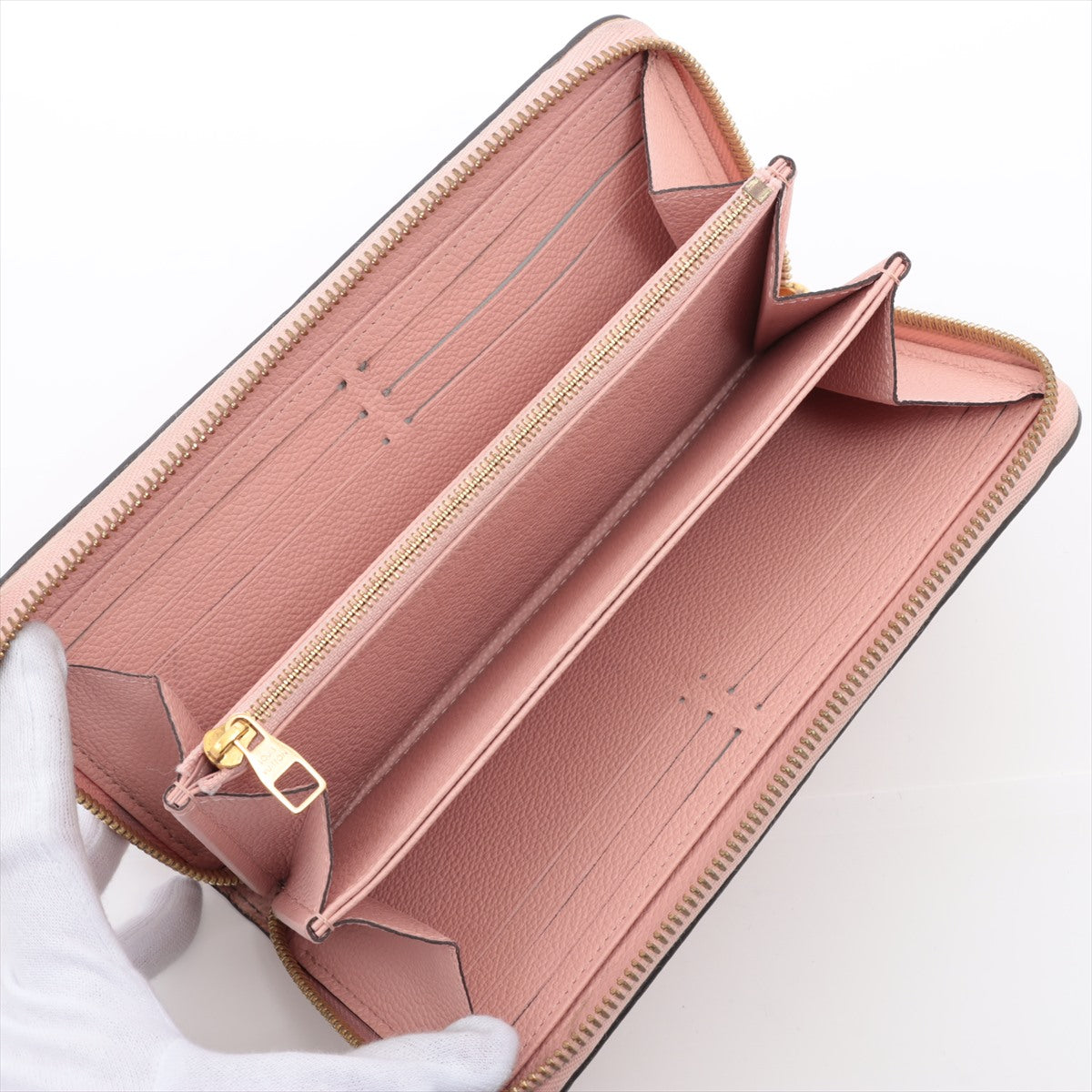 Louis Vuitton Empreinte Zippy Wallet Rose Ballerine