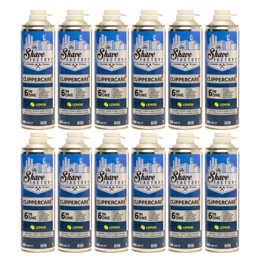 The Shave Factory ClipperCare 6 in 1 500ml / 16.9 oz Multipack