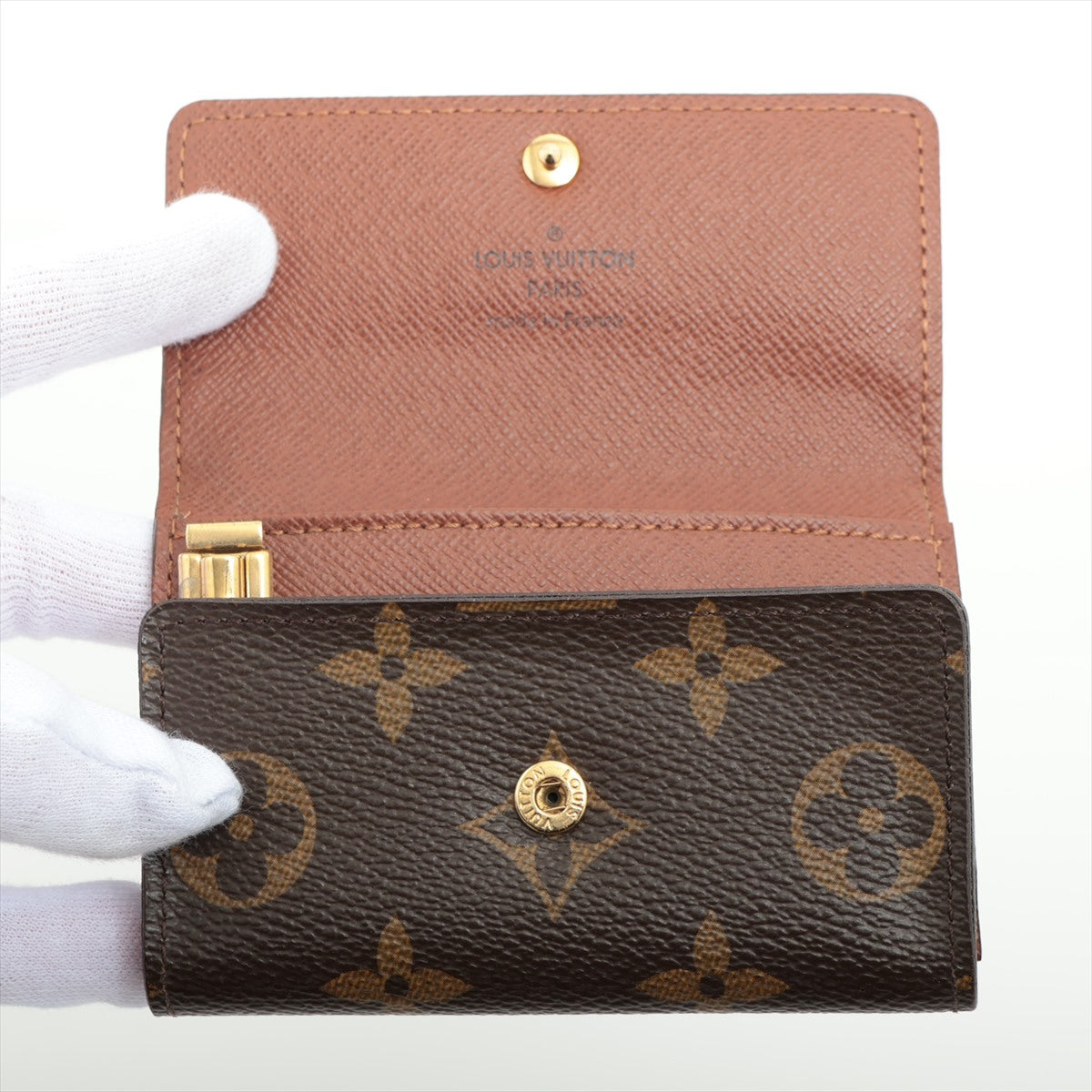 Louis Vuitton Monogram Multiclés Key Case Brown
