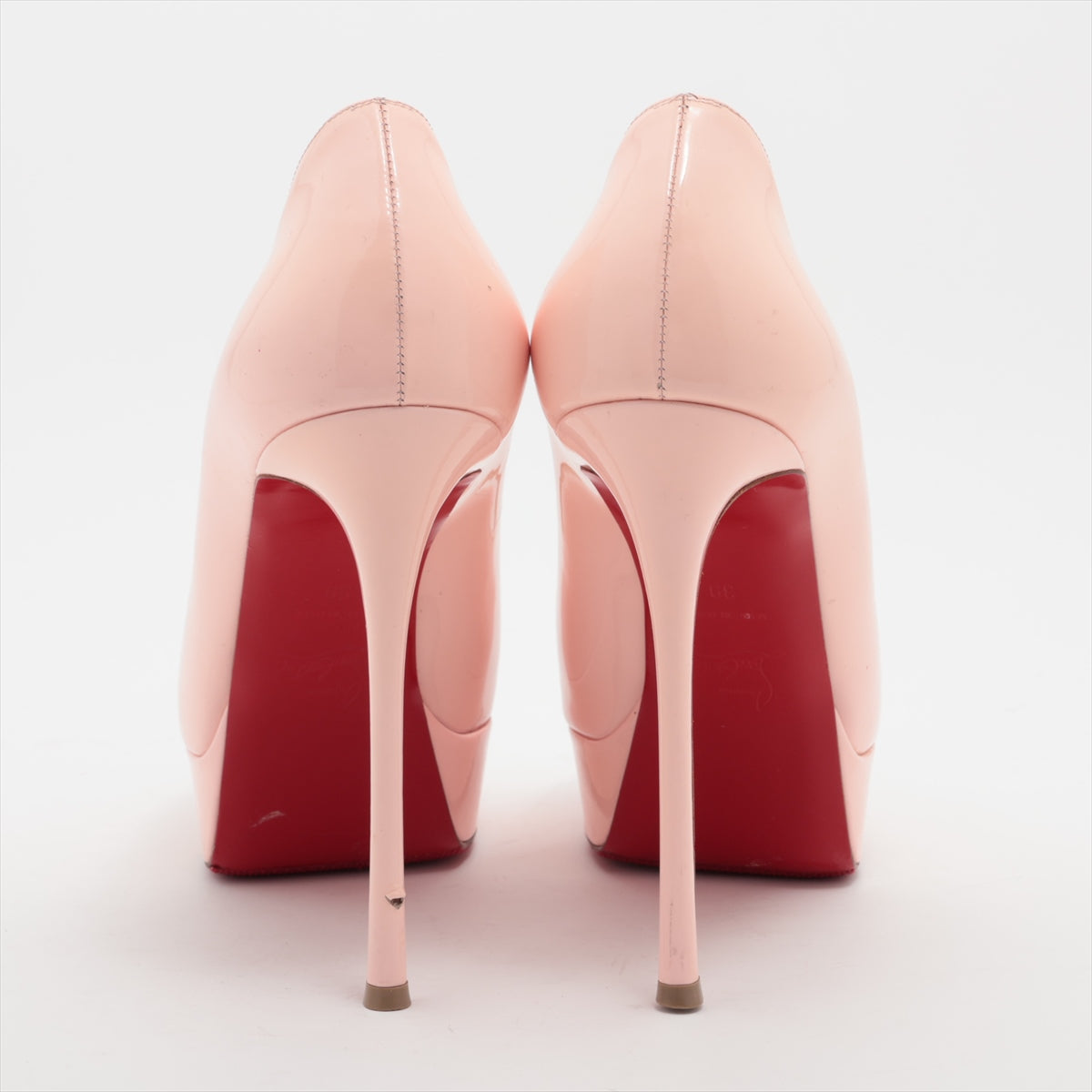 Christian Louboutin Leather Open-toe Pump Baby Pink