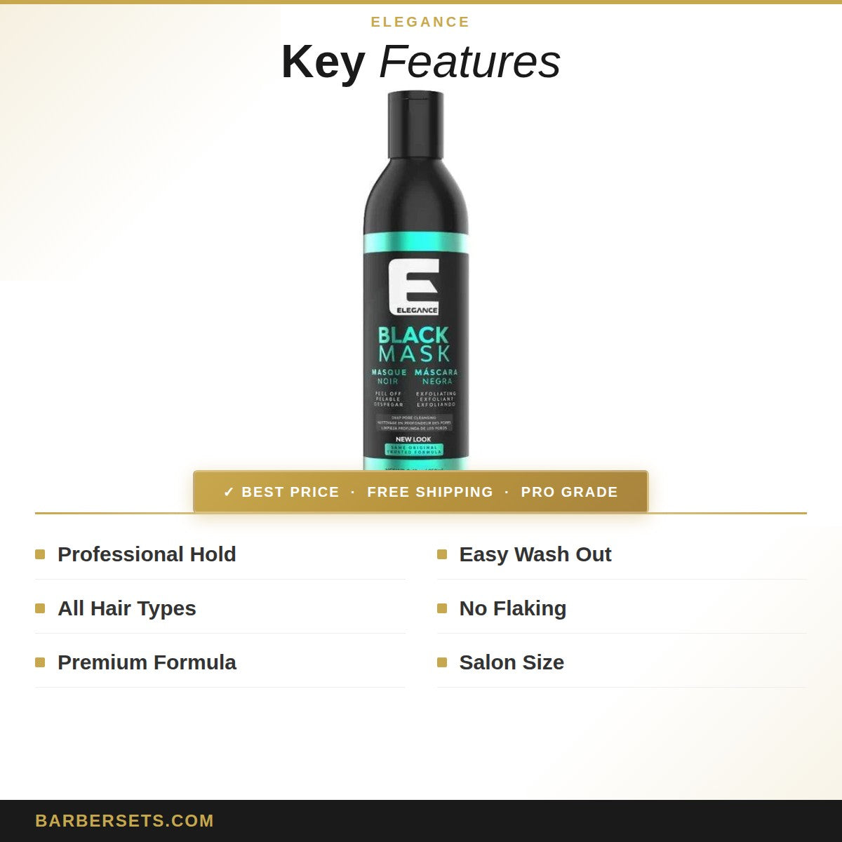 Elegance Black Mask 250ml