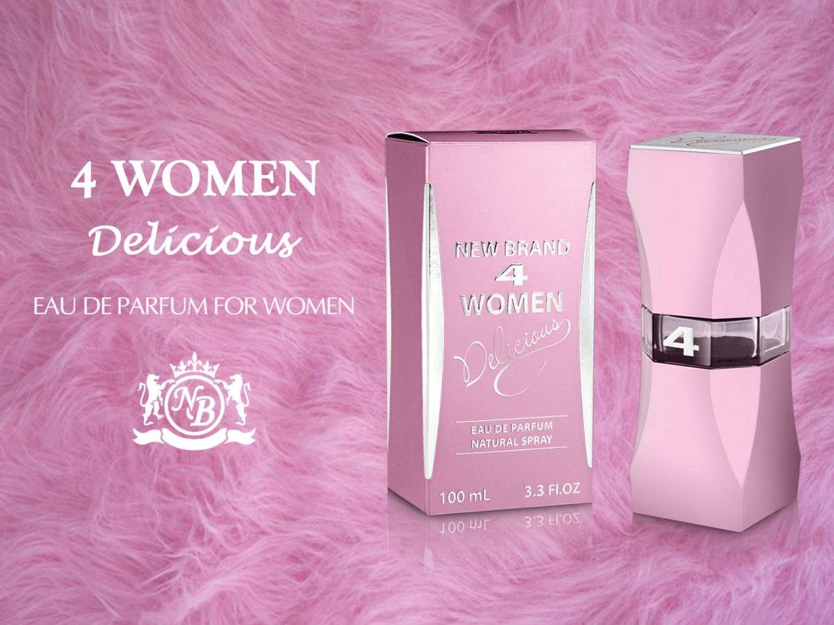 4 Women Delicioud by New Brand for Women - 3.3 oz EDP Spray