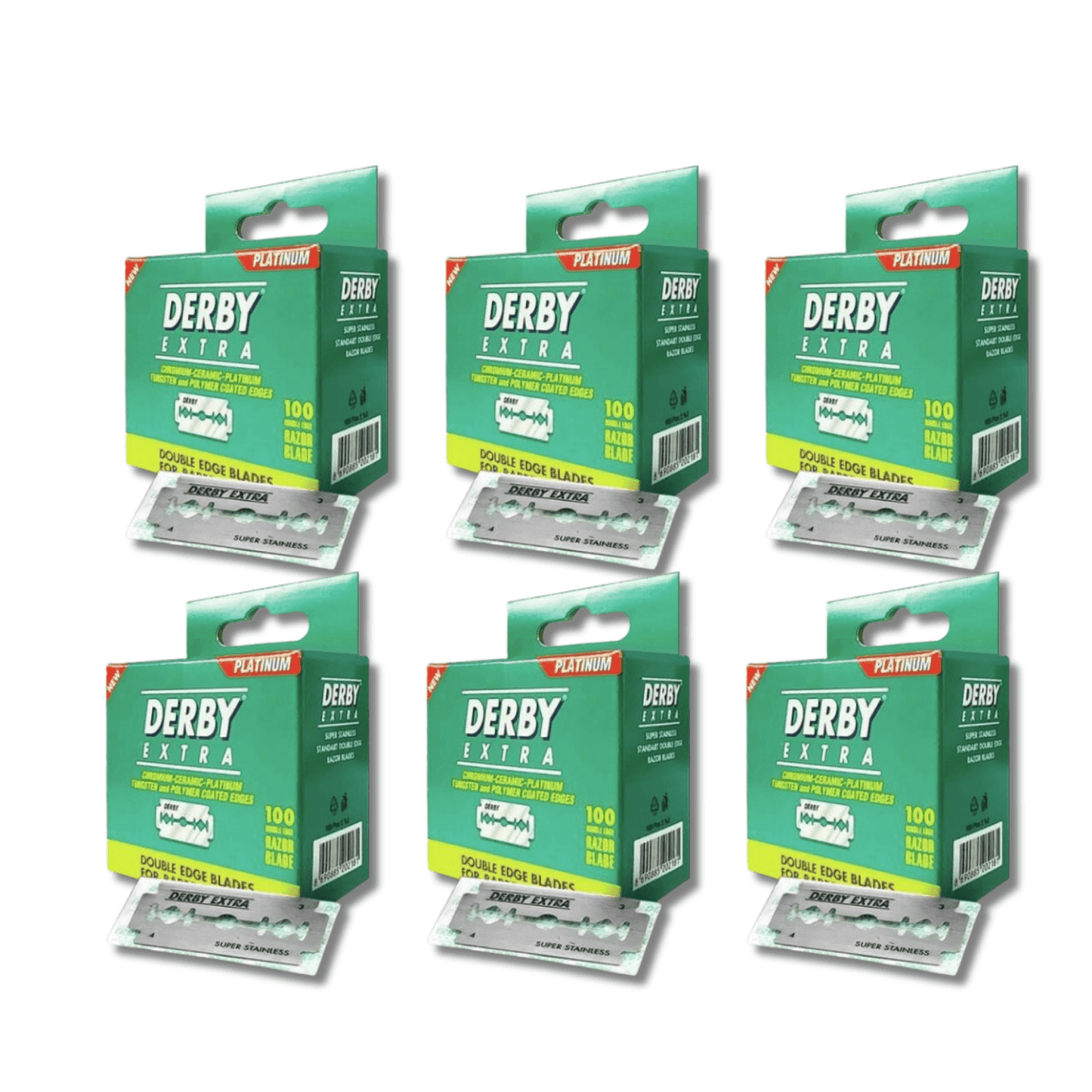 Derby Double Edge Razor Blades - 100ct (mini) - BarberSets