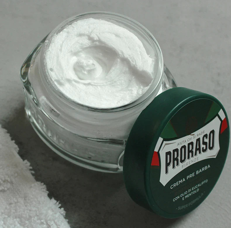 Proraso Pre Shave Cream Refreshing - Green 3.6 oz Multipack