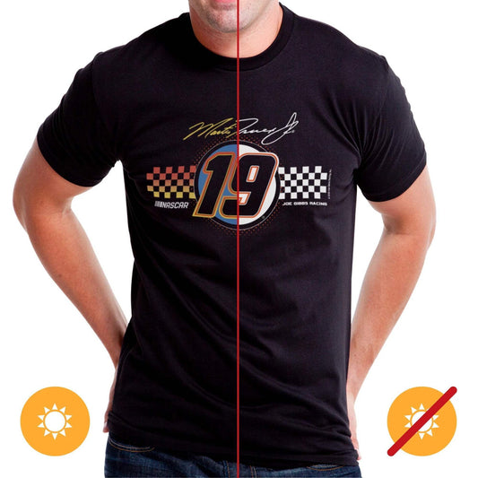 NASCAR Mens Classic Crew Tee - Martin Truex Jr - 1 Black by DelSol for Men - 1 Pc T-Shirt (S)