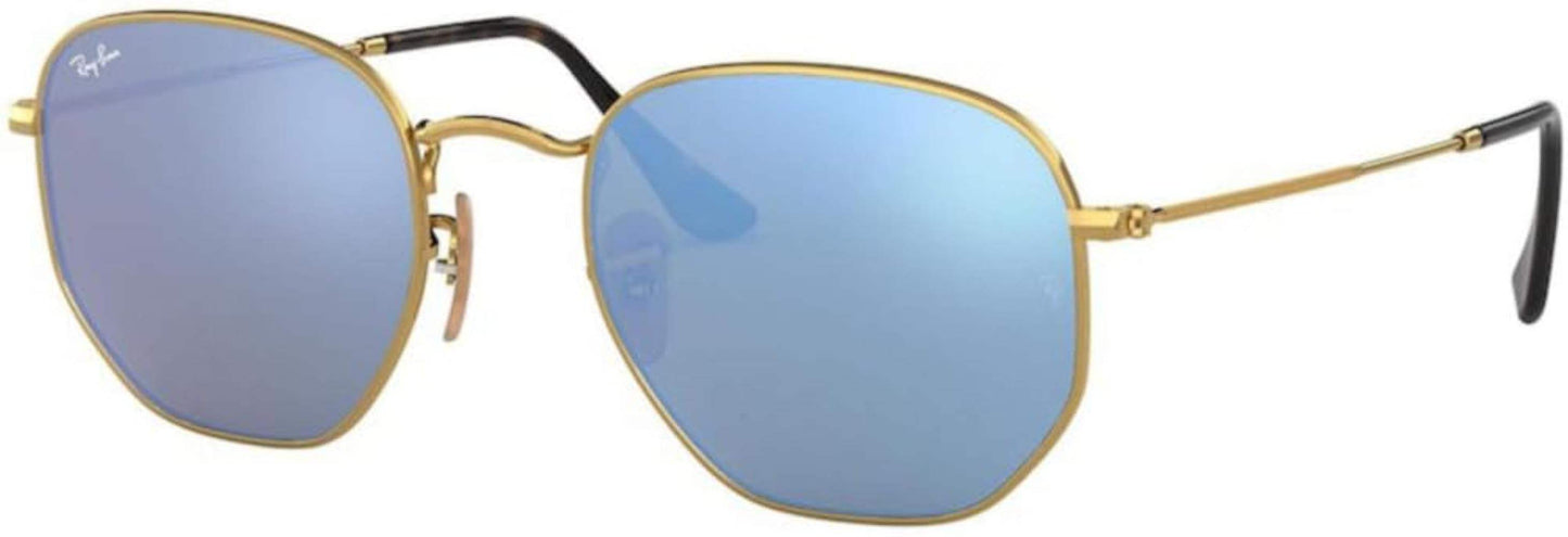 Ray Ban RB 3548-N 001-90 - Gold Shiny-Blue by Ray Ban for Unisex - 48-21-140 mm Sunglasses