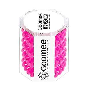 The Markless Hair Loop Set - Panther Pink by Goomee for Women - 4 Pc Hair Tie