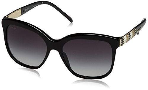 Bvlgari BV8155 501-T3 - Black-Grey Gradient Polarized by Bvlgari for Women - 57-16-140 mm Sunglasses