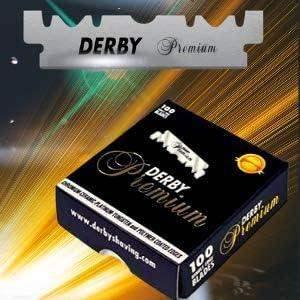 Derby Single Edge Razor Blades 100 pcs - Premium ASIN:B072HJCFK6 - BarberSets