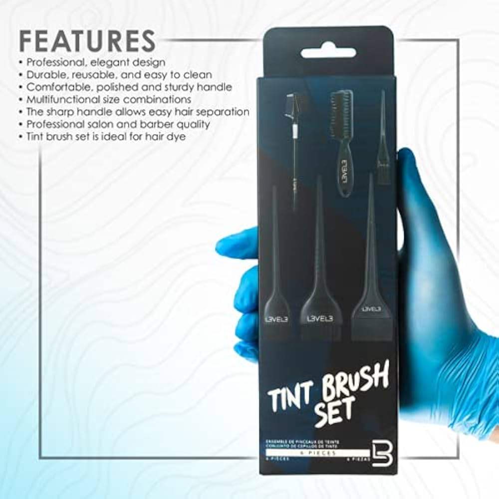 Level 3 6 Pc Tint Brush Set