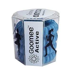 Active The Markless Hair Loop Set - Blue Olympic Waters by Goomee for Women - 4 Pc Hair Tie