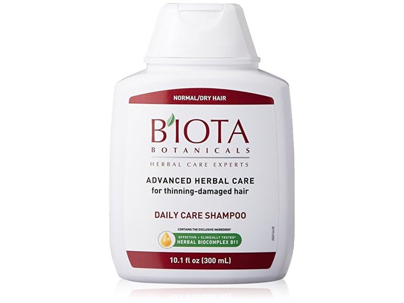 Biota Botanicals Advanced Herbal Care Shampoo for Thinning - Damaged Hair - Normal 10.1 oz - 3 Pack