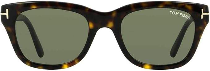 Tom Ford TF237 52N Snowdon - Dark Havana-Green by Tom Ford for Men - 52-20-140 mm Sunglasses