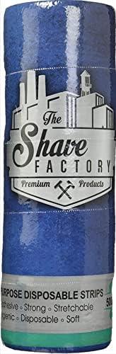 The Shave Factory Neck Strip 100 strips - 5 roll pack