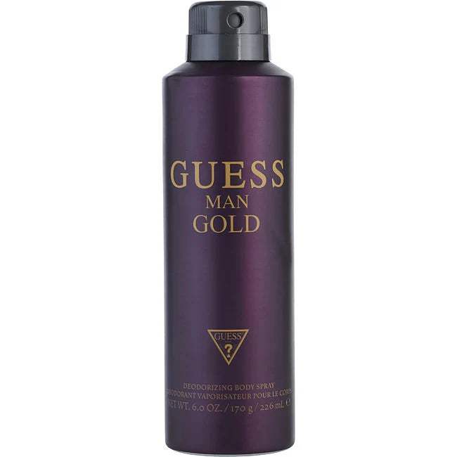 Guess Gold by Guess for Men - 3 Pc Gift Set 2.5oz EDT Spray, 6.0oz Deodorizing Body Spray, 6.7oz Shower Gel