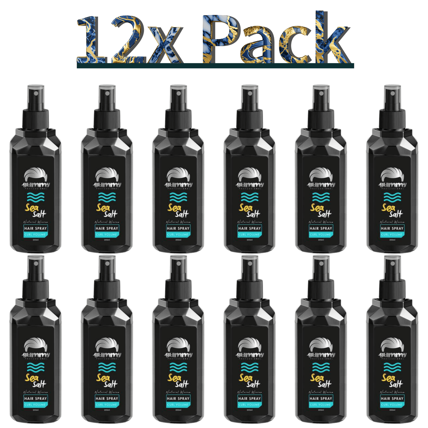 Gummy Sea Salt Hair Spray Multipack