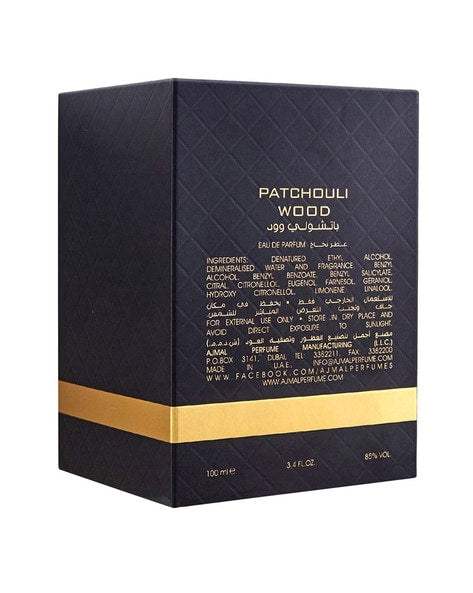 Patchouli Wood by Ajmal for Unisex - 3.4 oz EDP Spray