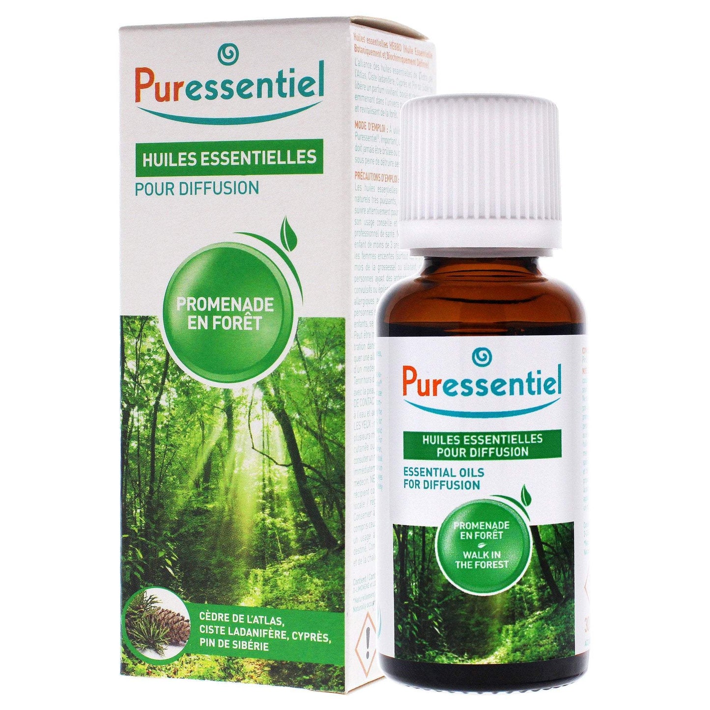 Diffusion Essential Oil - Walk In the Forest Blend by Puressentiel for Unisex - 1.01 oz Oil