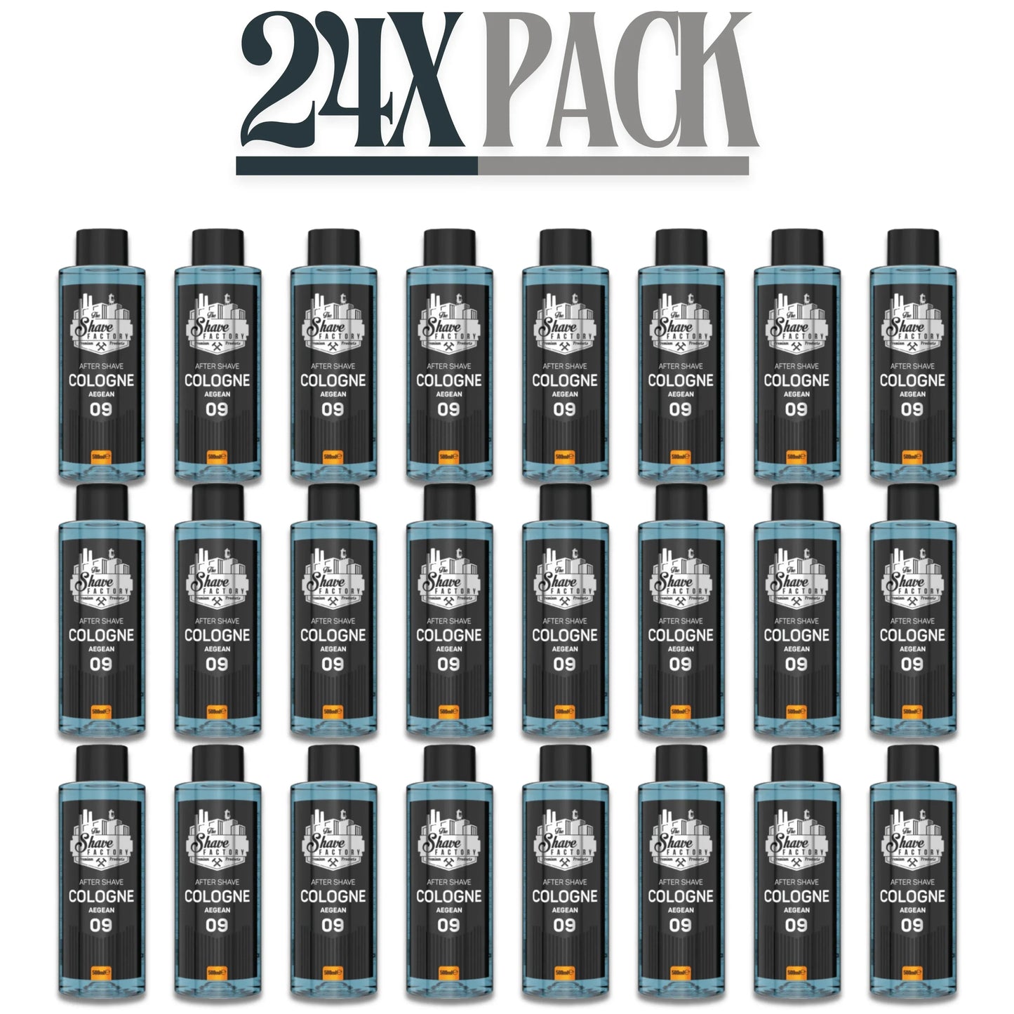 The Shave Factory After Shave Cologne 09 Aegean 16.9 oz - 500 ml Multipack