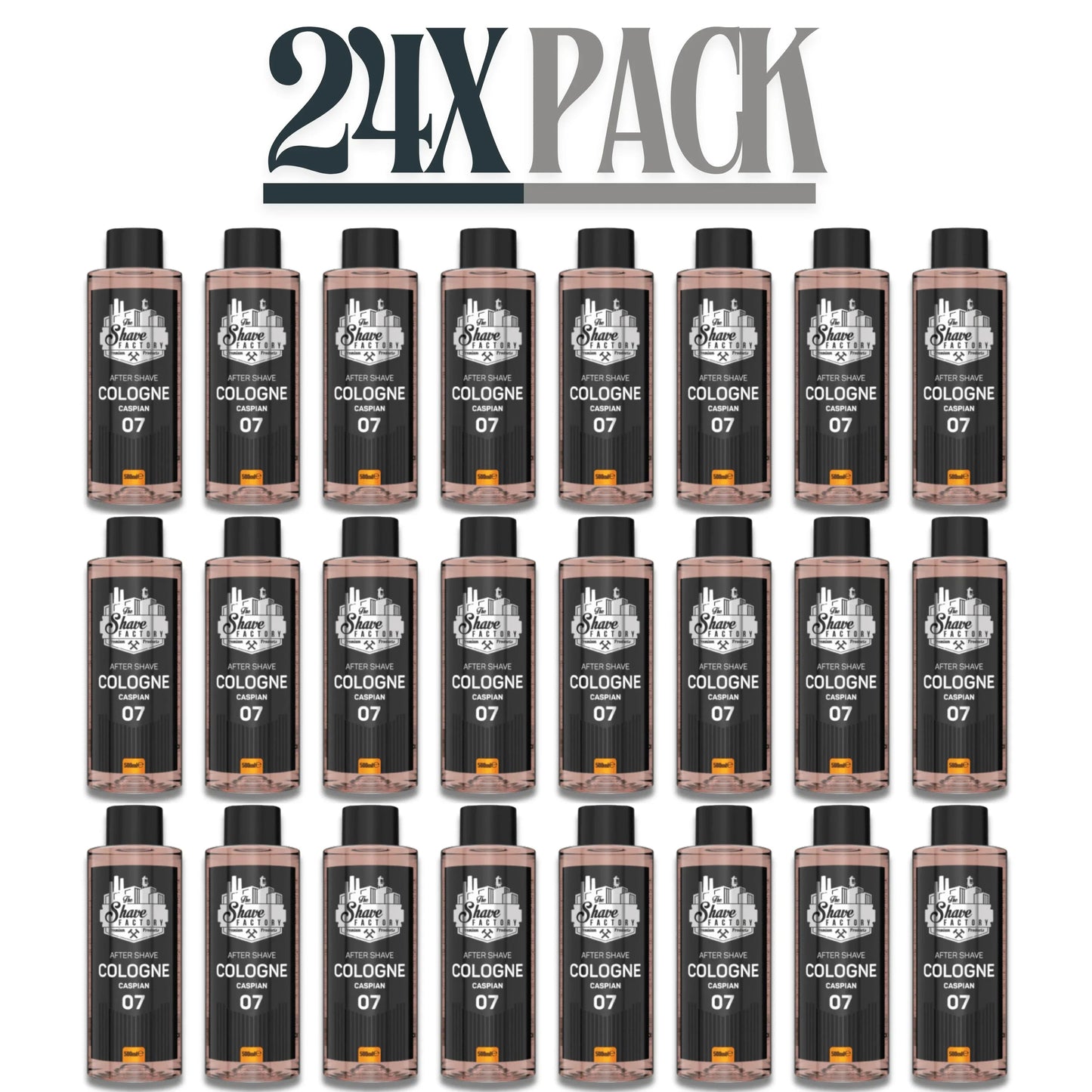 The Shave Factory After Shave Cologne 07 Caspian 500ml / 16.9 oz Multipack