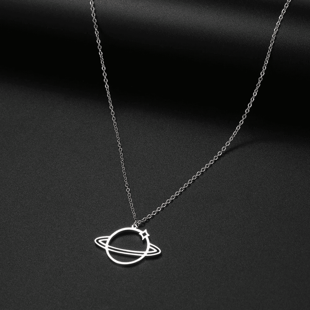 Return to Saturn Necklace - Stainless Steel